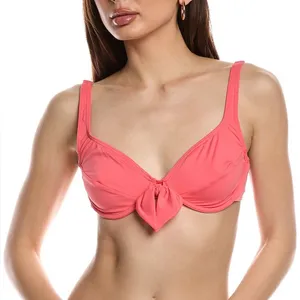 Vince Camuto Pop Coral Unpadded Bikini Top thumbnail 1