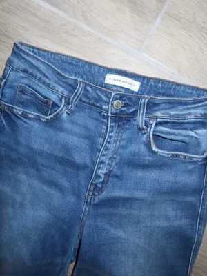 Vervet Flying Monkey High-Rise Flare Jeans in Dark Blue Wash thumbnail 6