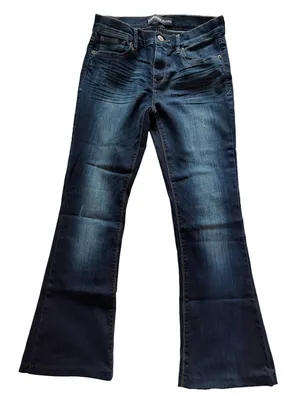 Express Mia Slim Flare Mid Rise Jeans Size 8 thumbnail 2