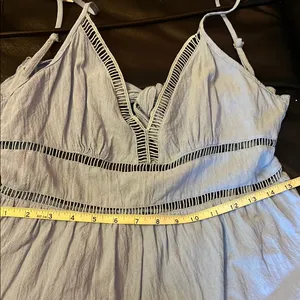 Cider Light Blue Backless Dress thumbnail 5