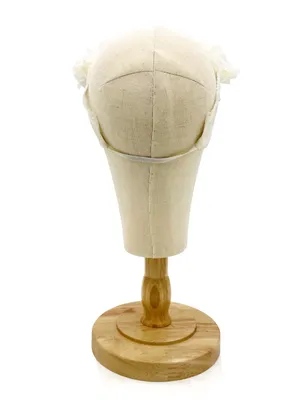 Vintage 1950s 1960s Auerbach’s Floral Headband Hat Ivory White Flowers thumbnail 5