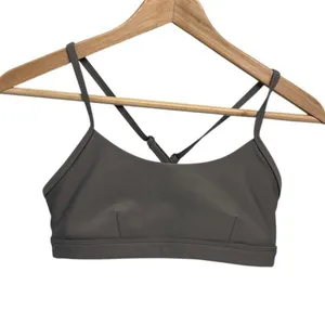 Alo Yoga Airlift Intrigue Bra Small Steel Grey Excellent thumbnail 1