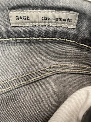Citizens Of Humanity GagaE Straight Leg Jeans in Gray Wash thumbnail 5