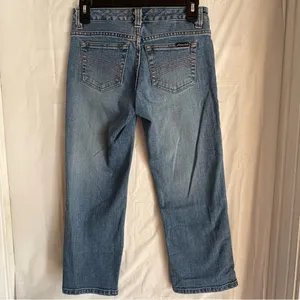 Aeropostale Straight‎ Leg Ankle Jeans Women’s Size 0 Light Wash Classic Preppy thumbnail 2