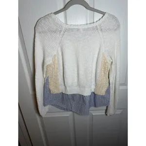 Anthropologie Moth Medium Crochet Sweater Shirt Granny Cottagecore Boho Work thumbnail 7