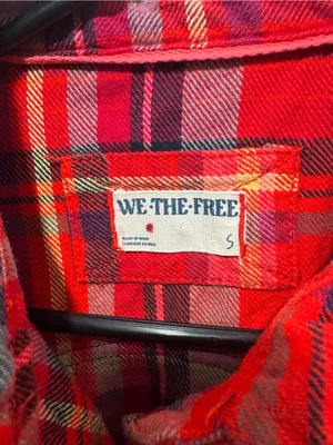 We The Free Plaid button down thumbnail 5