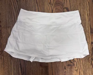 White lulu lemon skirt thumbnail 1