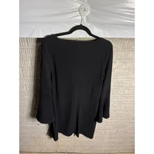 Boston‎ Proper Black Bell Sleeve Scoop Neck Dress Size L thumbnail 3