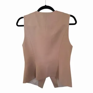 OGL Coffee Brown Longline Button Front Tailored Vest NWT Medium Menswear thumbnail 3