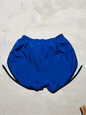 Nike Blue Athletic Running Shorts medium thumbnail 10