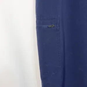 FIGS Large Scrub Pants Navy Blue Elastic Waist Cargo Pocket Medical Uniform 1426 thumbnail 3