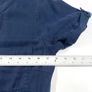 Fat Face Navy Blue Short Sleeve Button Front Jumpsuit Womens 6 EUC thumbnail 11