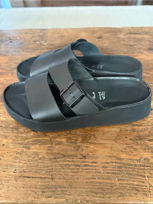 Papillio by Birkenstok Black Buckle Strap Sandals Size 41/10.5 thumbnail 2
