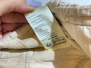 Free People Brentwood Aged Green Slouchy Cargo Utility Pants Cotton Size 8 thumbnail 9