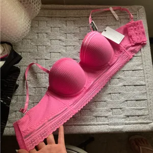 Pink Lace Bra Top Size 34C thumbnail 15