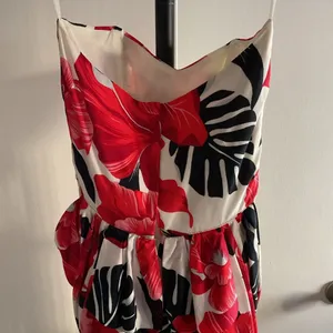 Vintage Hearts Strapless Red Floral Mini Dress 5 90s Y2K Party Coquette Retro thumbnail 10