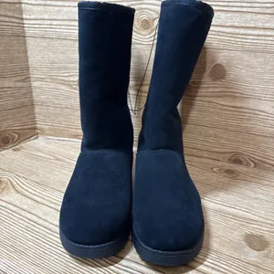 Universal Threads Sarah Boots‎ Women 6 Black Suede Shearling Winter Snow Lined thumbnail 5