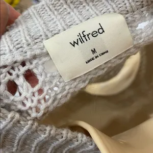 Wilfred Marino Wool Chunky Open-Knit Sweater Size M thumbnail 2