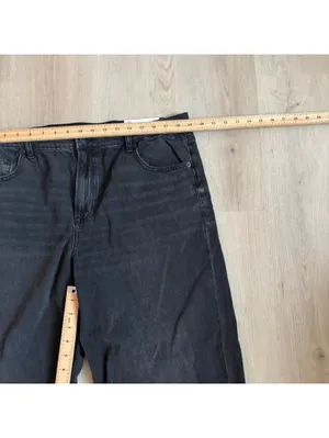 American Eagle NWT Women's Black Blaze Stirigid Stovepipe Jeans Size 16 / 33W thumbnail 5