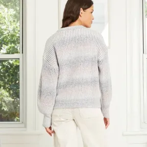 Universal Threads ✨ Women's Crewneck Spacedye Pullover Sweater ✨ thumbnail 3