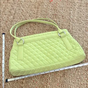 Vera Bradley Quilted Light Lime Shoulder Bag thumbnail 2
