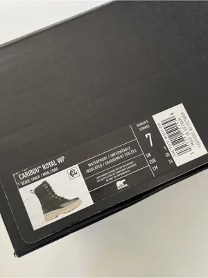 Sorel Women's Caribou Royal Winter Boots Black/Chalk. thumbnail 13