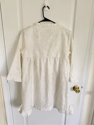 Tuckernuck Clara White Textured Mini Dress thumbnail 7