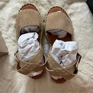 NEW Altar’d State X MIA Strap Sandals Size 8.5 Tan Arula LIMITED EDITION thumbnail 5