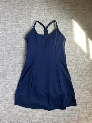 PINK Victoria's Secret Navy Mini Slip Dress thumbnail 2