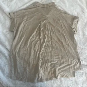 Majestic Filatures Stretch Linen Roll Sleeve Tee thumbnail 4