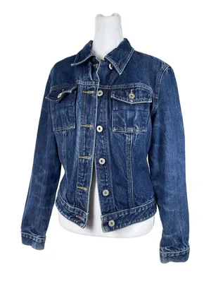 Vintage Y2K Guess Dark Wash Jean Jacket thumbnail 1