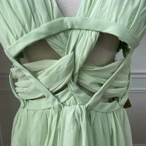 NWT Light In The Box Lime Green Formal Gown Dress Cut Out Waist 26W 3X thumbnail 6