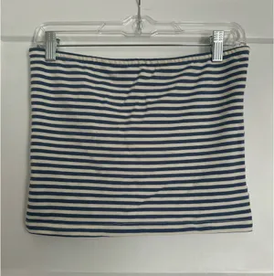 Edikted Tube Top Blue and White thumbnail 2