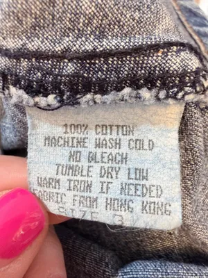 Low Rise Y2K Spacegirl Denim Mini Skirt Cargo Pocket McBling Size XS/S thumbnail 4