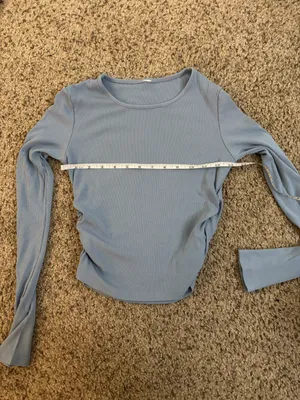 Alo Gather Long Sleeve Celestial Blue thumbnail 9