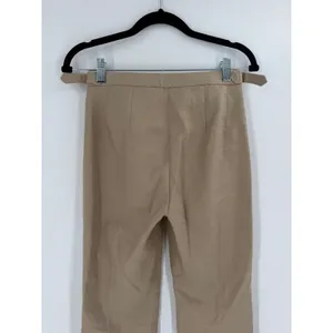 J.Crew‎ Flare Pant Womens 00 Beige Linen Blend Slim Fit BR152 Quiet Luxury NWT thumbnail 13