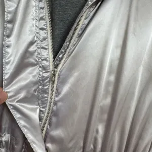Vintage Y2K Abercrombie & Fitch Silky Gray Water Wind Resistant Light Jacket Sma thumbnail 6
