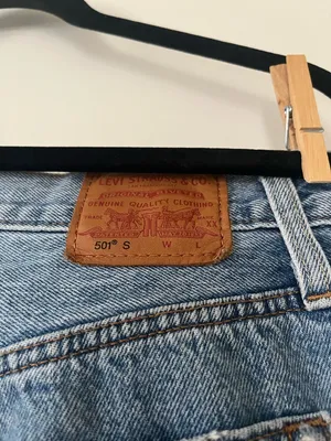 Levi's 501 Straight Jeans 27 Distressed Light Wash Button Fly Minimalist Capsule thumbnail 8