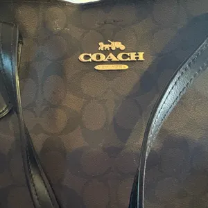 Coach Black and Brown Signature Tote SOLD thumbnail 2