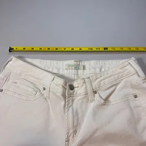 Levis 545 Low Bootcut Jeans Sz 10 Womens‎ White Low Rise Denim Pants Summer Chic thumbnail 7