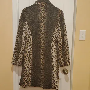 INC International Concepts Animsl Print coat Size M thumbnail 8