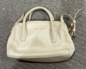 Cole Haan Off-White Leather mini Satchel thumbnail 1