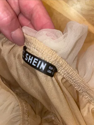 SHEIN Off-Shoulder Ruffle Chiffon Mini Dress Size Small thumbnail 10