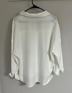 SheIn Button Down Tassel Shirt thumbnail 2