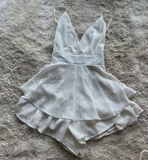 Princess Polly White Romper thumbnail 1
