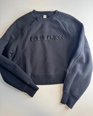 lululemon athletica Women's Black Crewneck Sweatshirt thumbnail 1