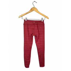 Beyond Yoga Spacedye Leggings Women M Red Heather Mid Rise 28" Made USA thumbnail 3