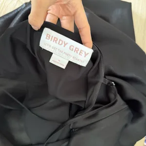 Birdy Grey Medium Black Cami Cowl Neck Midi Dress Slip Relaxed Elegant thumbnail 3