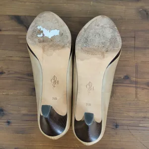 Cole Haan Womens Shoes Size 7.5 Nude Classic Leather High Heels Slip-On Pumps thumbnail 6