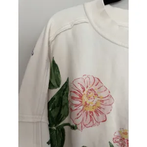 Free People Gaia Sweatshirt Floral Combo Women's Size XS thumbnail 7